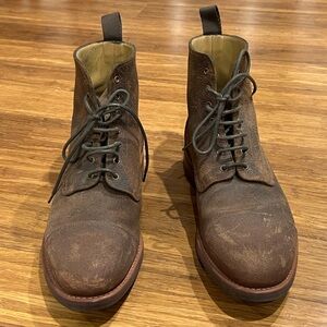 Taft The Dragon Boot 2.0, Waxed Suede in Rust, Size EU 43 US 10